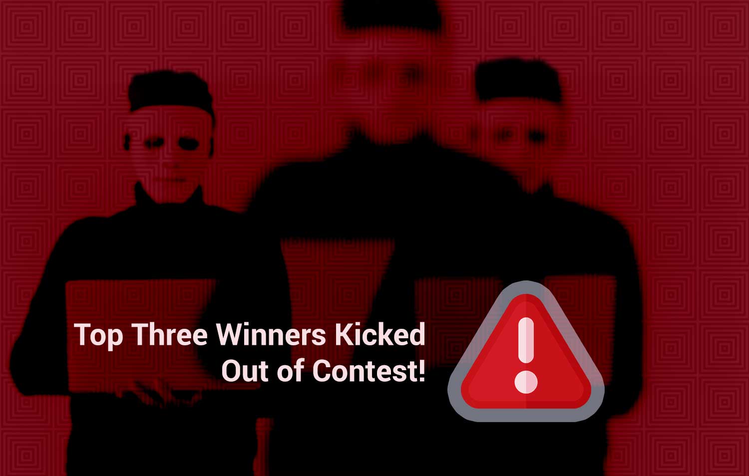 Los tres primeros ganadores son expulsados del concurso