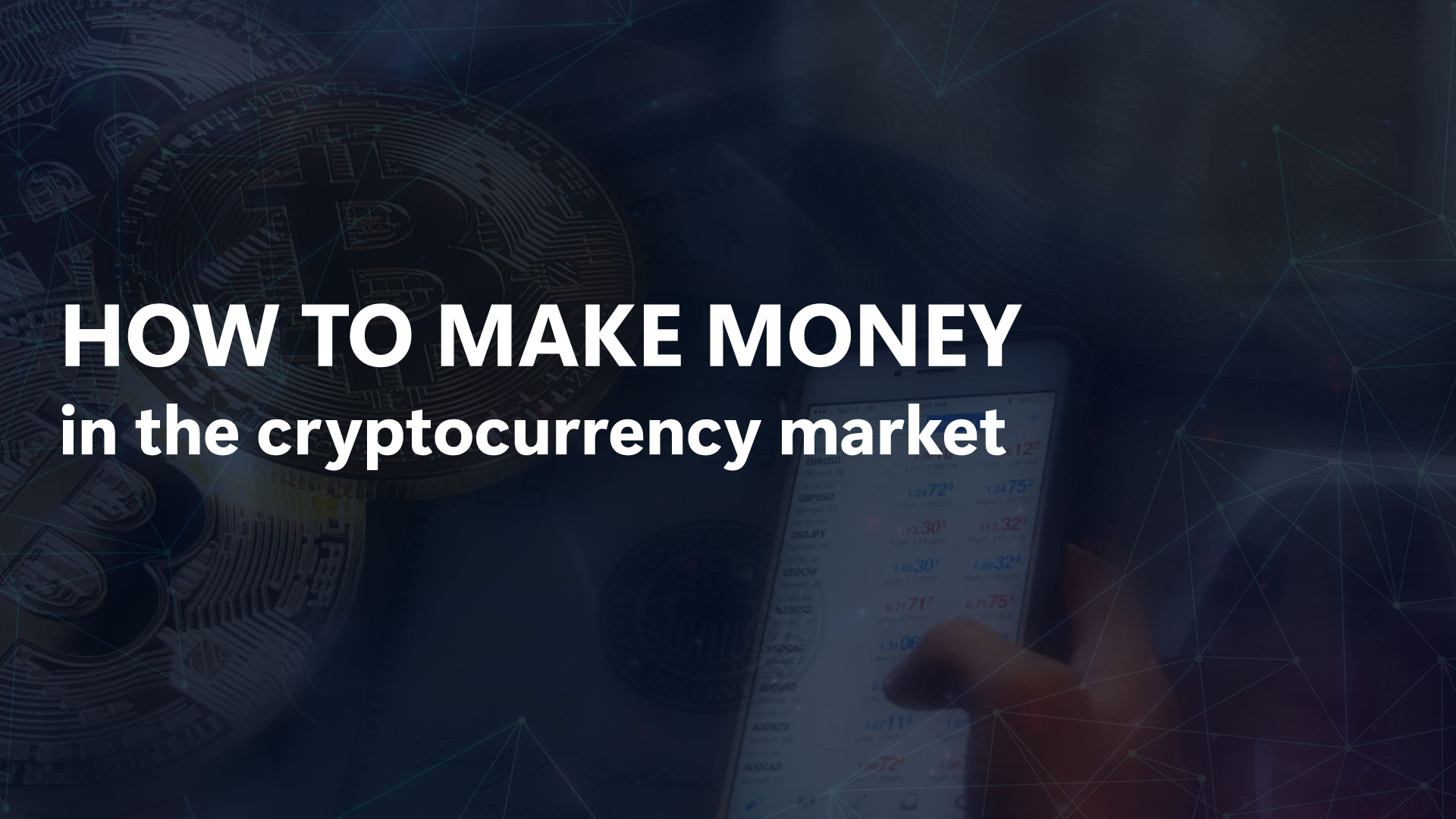 Como ganhar dinheiro no mercado da moeda criptográfica?