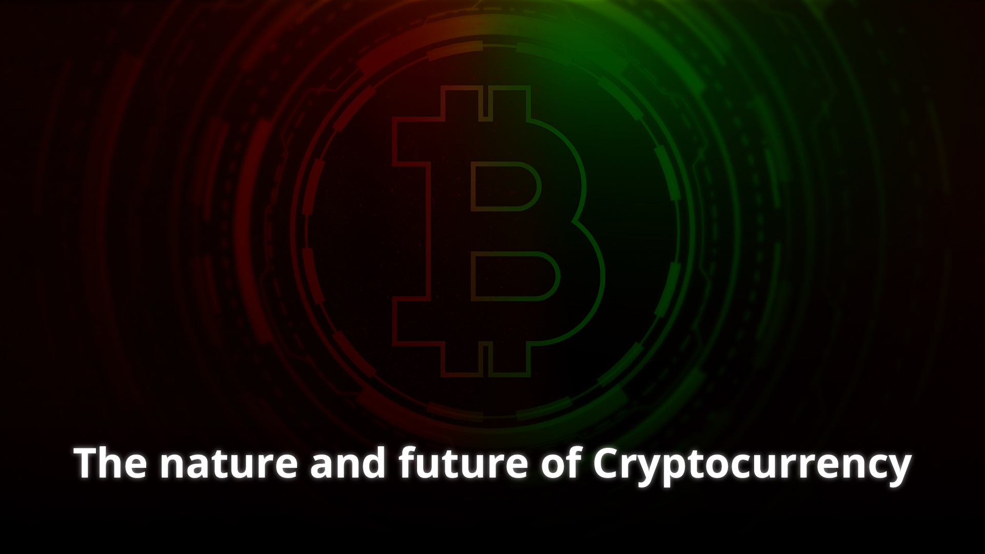 A natureza e o futuro da Cryptocurrency