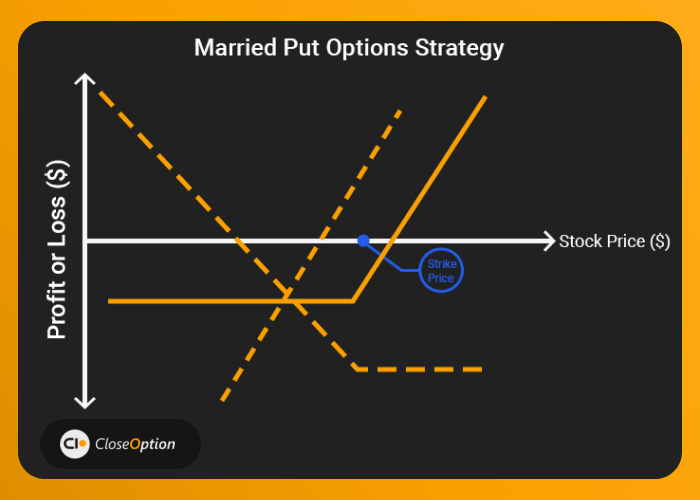Married Put Options Trading Strategy