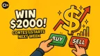 $2,000 cash prize for the winners of this week’s exciting contest.